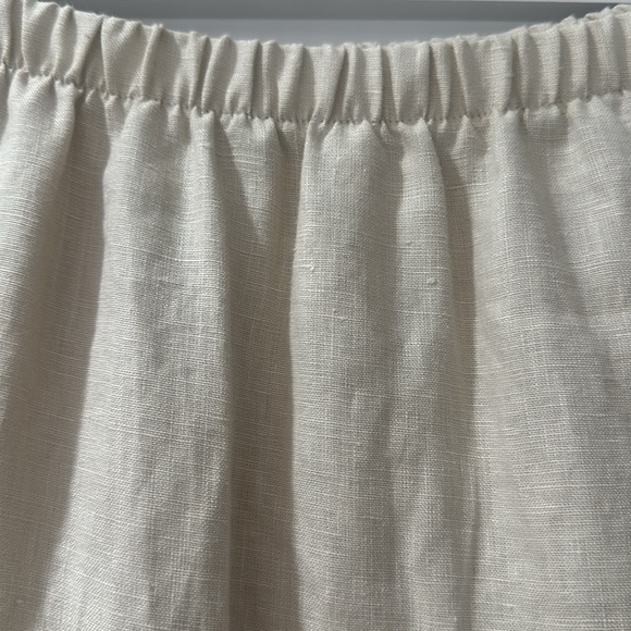Whimsy + Row Millie Skirt/Dress in Oatmeal Linen - Picture 4 of 7